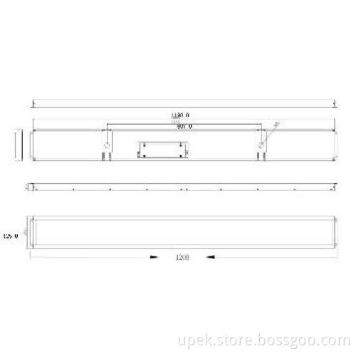 Ultra-thin recessed led ceiling lights 24W